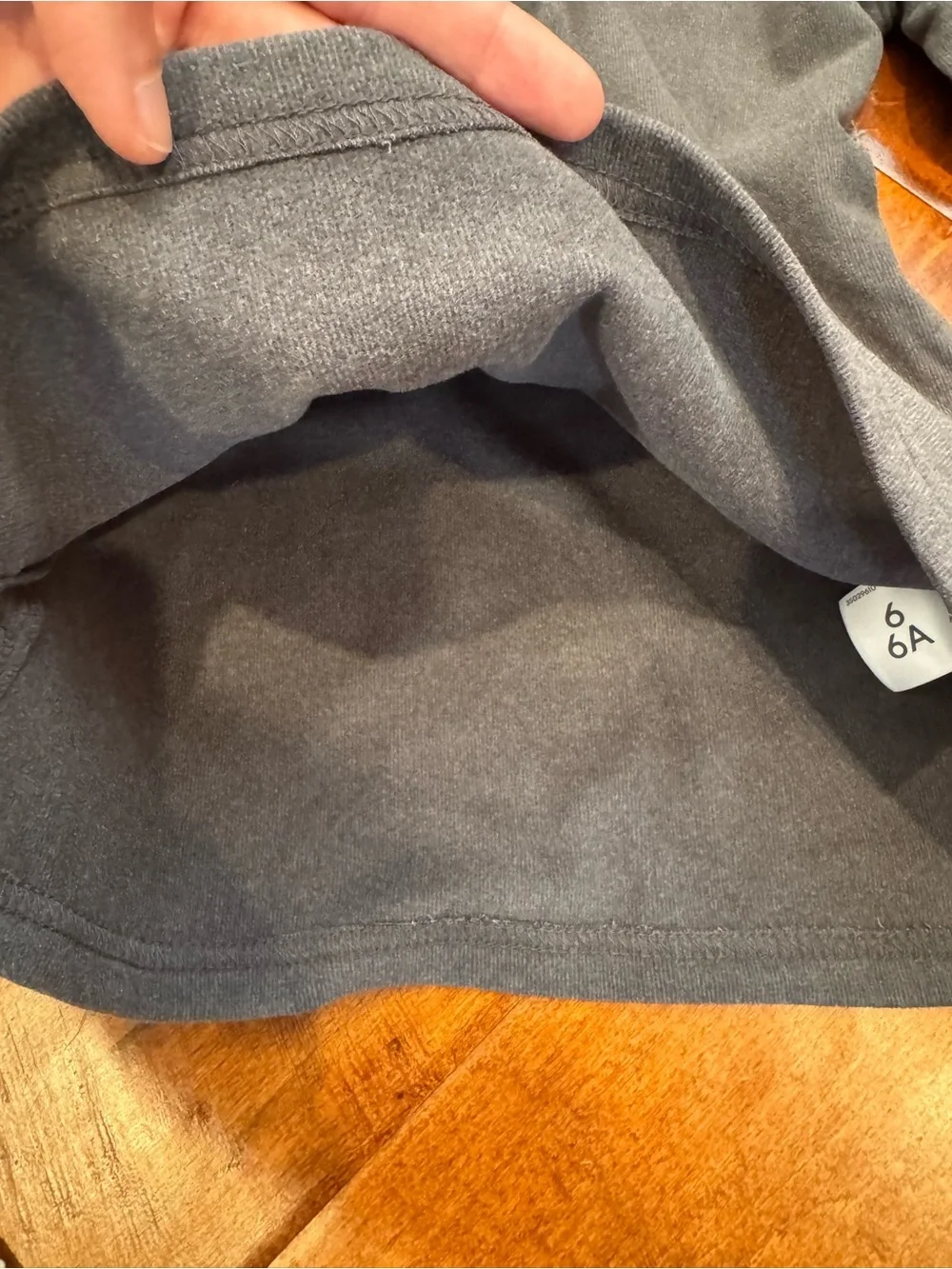 Carter's Charcoal Gray Long-Sleeve Henley Tee NWT